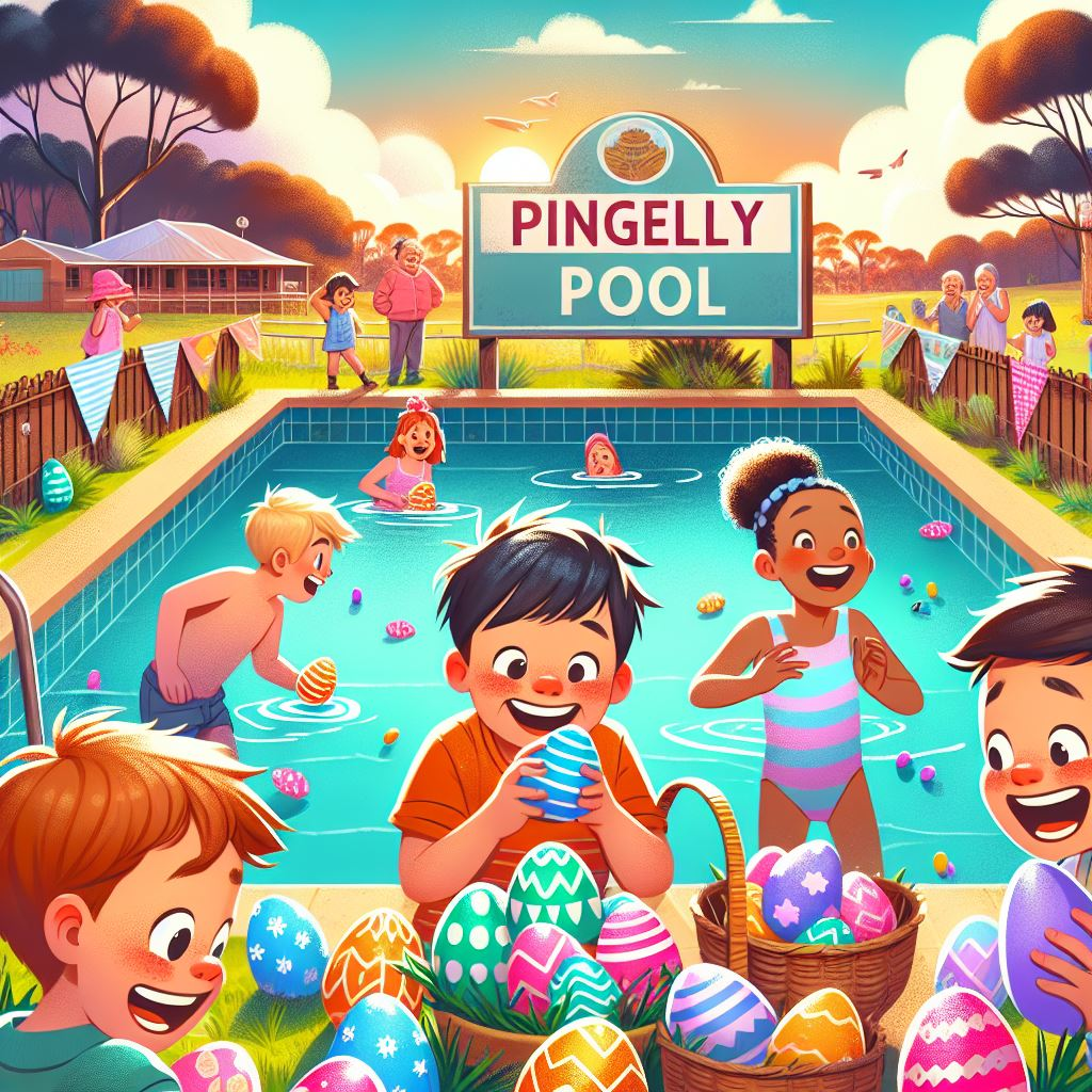 🐰🎉🥚 Join us for a hopping good time at the Pingelly Swimming Pool