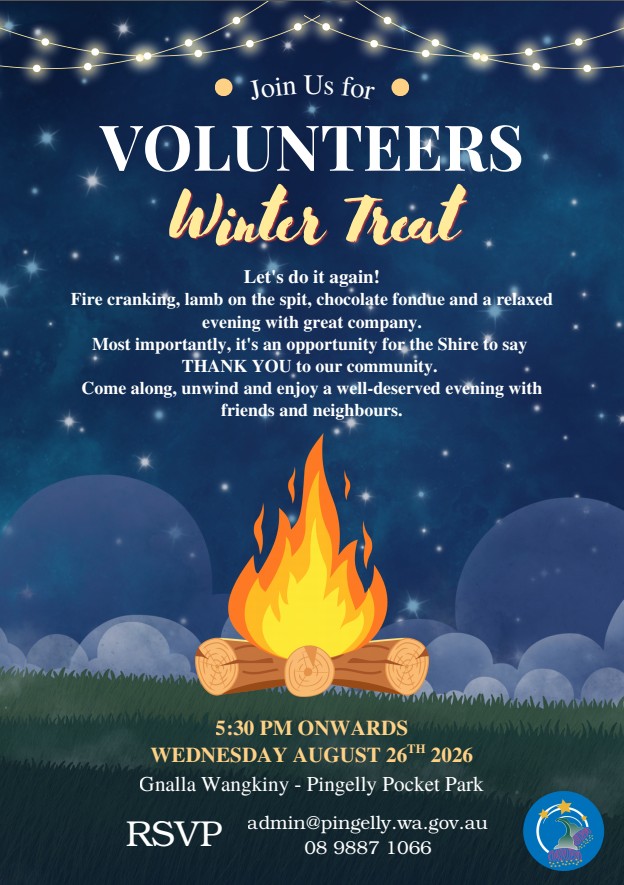 Volunteers Winter Treat 2026