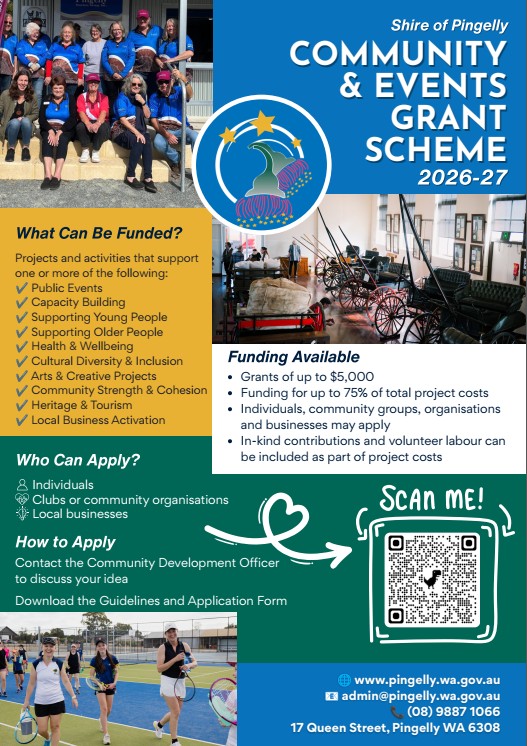 Community & Events Grant Scheme 2026–27 Now Open