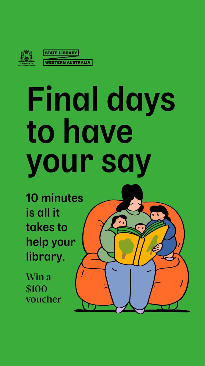 FINAL WEEK! State Library Survey submissions