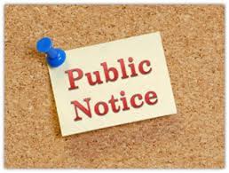 Public Notice - Audit, Risk & Improvement Committee Meeting - Special