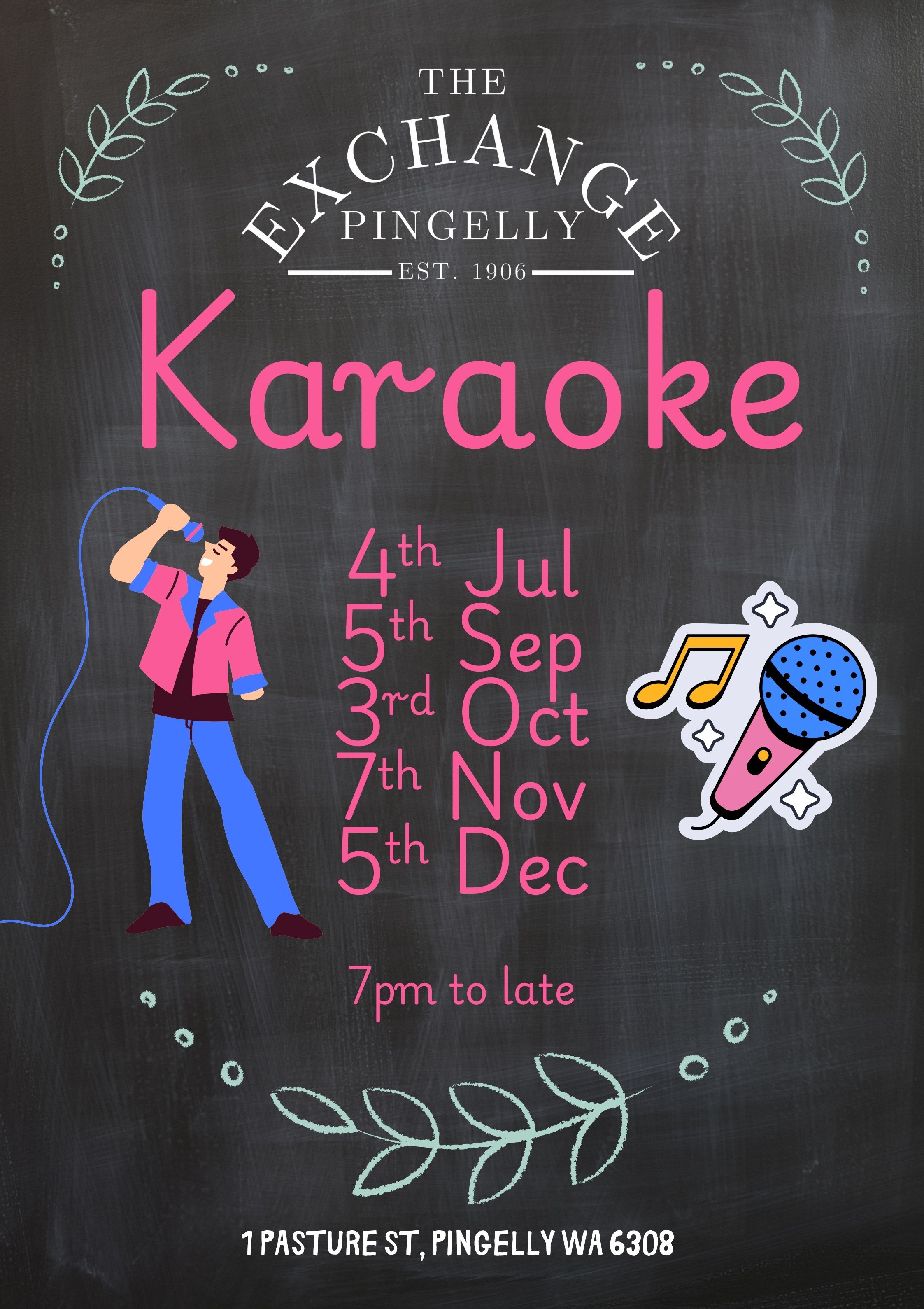 Karaoke at The Exchange Hotel Pingelly
