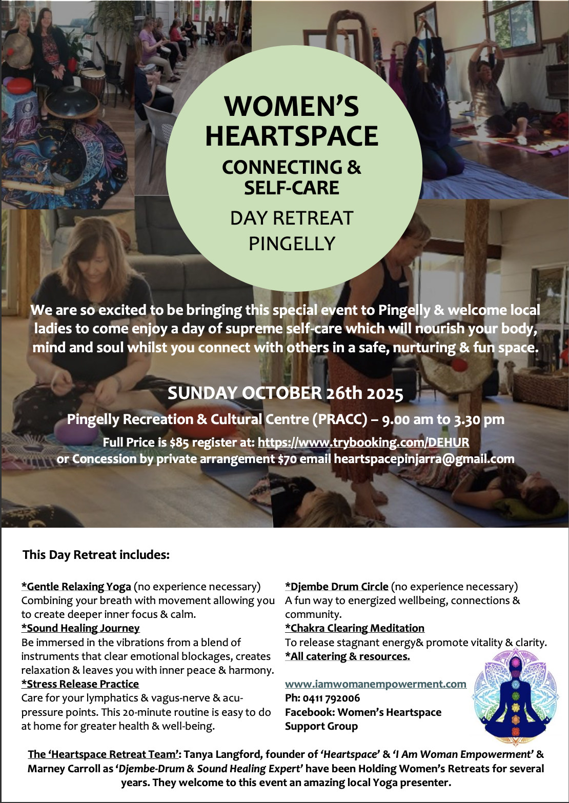 Women's Heartspace Day Retreat Pingelly